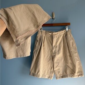 Zip-off Hiking Pants Retro 100% Cotton